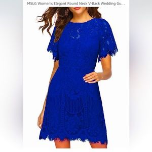 MSLG Lace Special Occasion Dress